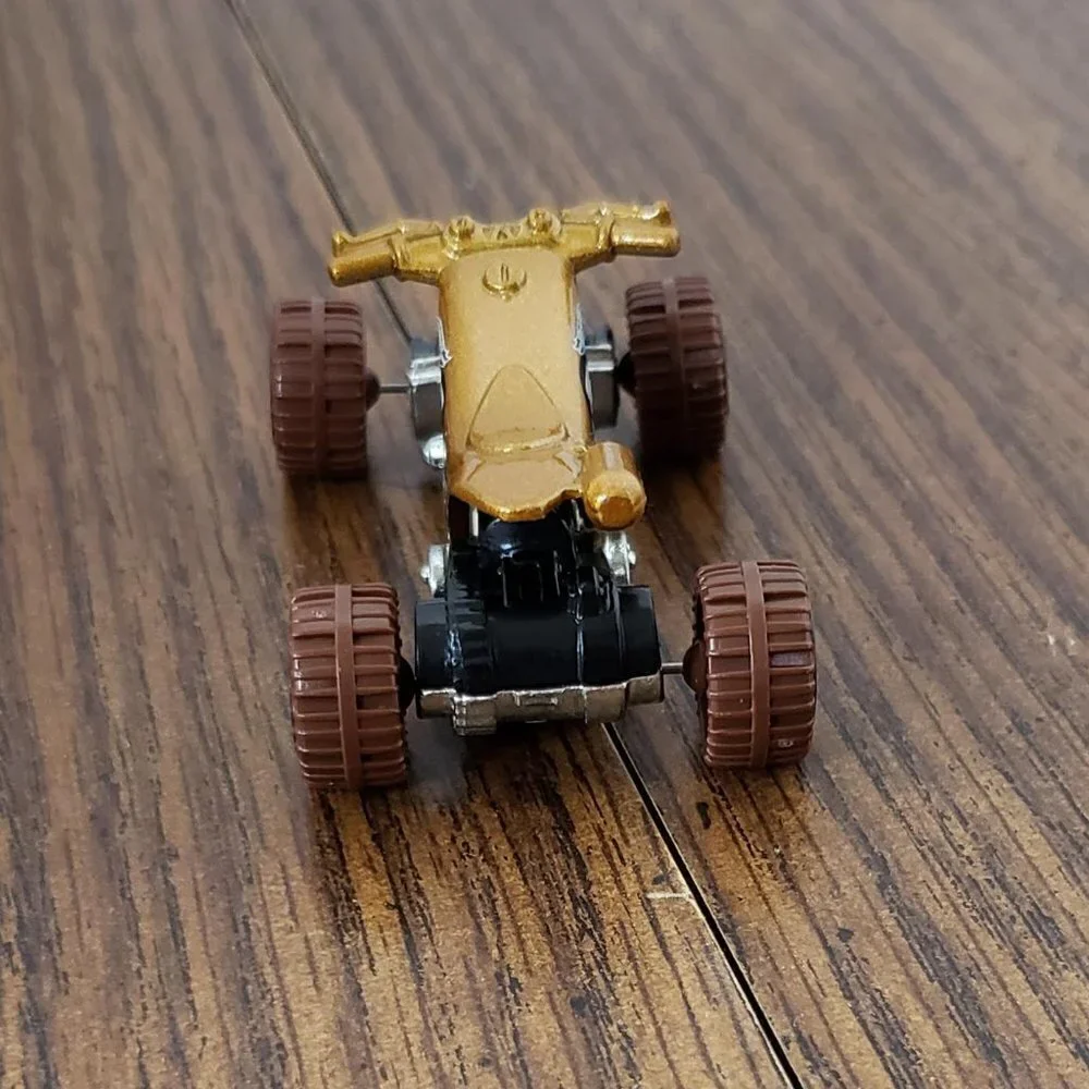 2021 Hot Wheels #2 Baja Blazers 1/10 QUAD ROD Gold w/Brown Wheels